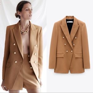 Coats | Zara Double Breasted Blazer 